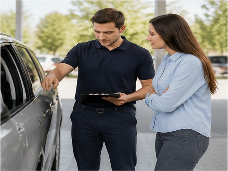 Palīdzība auto pārbaudē